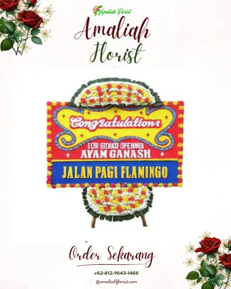 Sewa Papan Bunga Karangwedoro